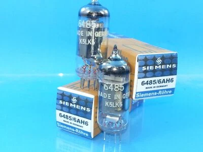 $7.90 • Buy Seimens 6ah6w 6485 Industrial Strength Vacuum Tube Matched Pair Nos Nib
