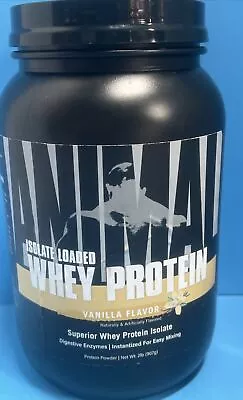 Universal Nutrition Animal Whey Protein Powder Vanilla 2 Lb Exp 05/2025 • $44.94