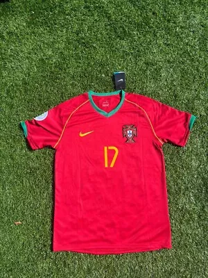 C. Ronaldo Portugal 2006 World Cup Player Version Retro Jersey  • $100