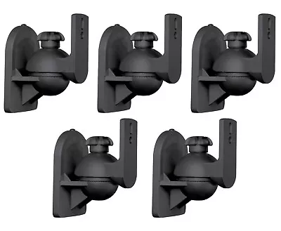 5 Pack Lot - Satellite Speaker Black Wall Mount Brackets Fits Bose Jewel Cube • $24.95