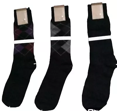 FLORSHEIM Argyle Men's Multicolor Dress Socks Soft Combed Cotton Size 6-12.5 • $25