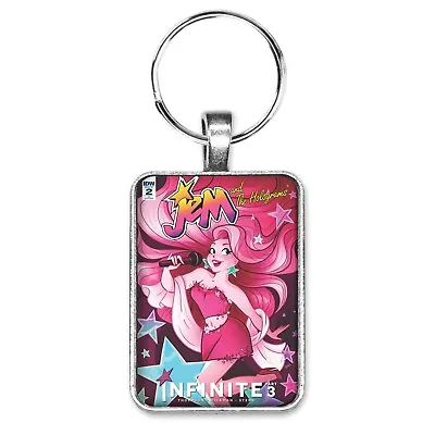 Jem And The Holograms #2 Cover Key Ring Or Necklace Toy / Cartoon Comic Jewelry • £12.50