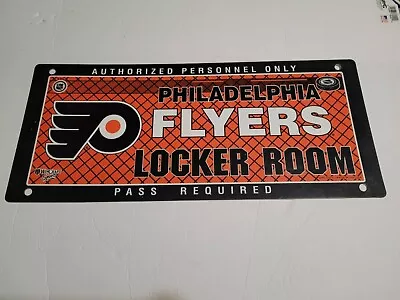 NHL Philadelphia Flyers Locker Room Sign 19  X 8.25  • $13.11
