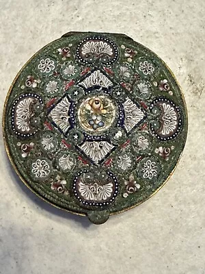 Antique Micro Mosaic Trinket Box - Italy • $42.50