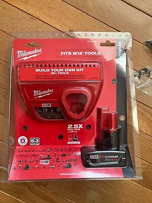 NEW Milwaukee M12 RedLithium XC4.0 4.0Ah Battery And Charger Kit • $55