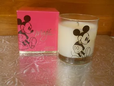 New Sealed Disney Store Mickey Mouse Glass Jar Scented Candle MAGIC • $29.99