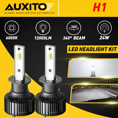 AUXITO H1 High Low Beam LED Headlight Bulbs Conversion Kit White Super Bright US • $18.04