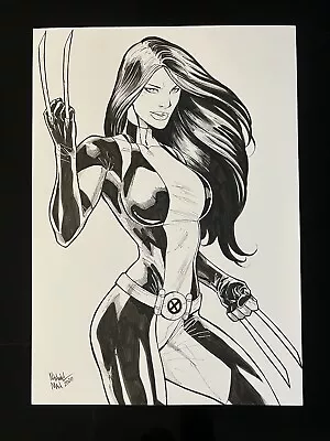 X-23 X-Men (12 X17 ) Original Art Ed Benes Comic Pinup By Natanael Maia • $50