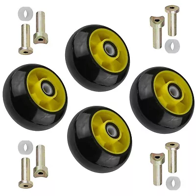 4 Deck Wheel Kit Fits John Deere X734 X738 X739 X750 X754 With 48  Deck AM125172 • $55.99