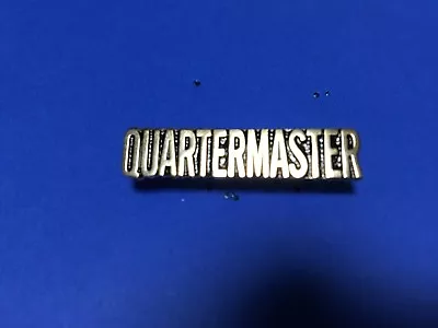 Us Army  Quartermaster Text Hat Pin • $8.90