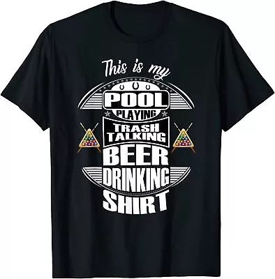 NEW LIMITED Billiards 8 Ball Pool Player Humor Design Gift Idea T-Shirt S-3XL • $23.27