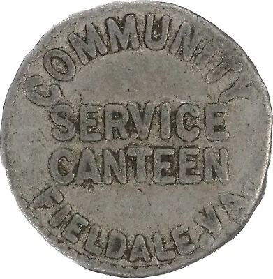 $24.99 • Buy Community Service Canteen Fieldale, VA Good For 5c In Trade  - Aluminum Token