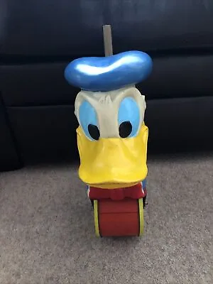 £8 • Buy Vintage Donald Duck Push Along Toy (used)