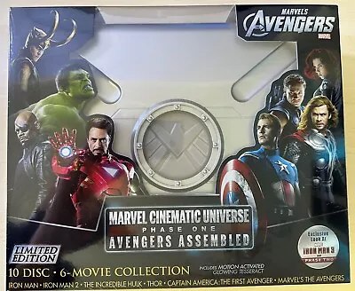 Marvel Cinematic Universe Phase One 10 Disc 6-Movie Collection Briefcase Limited • £341.85