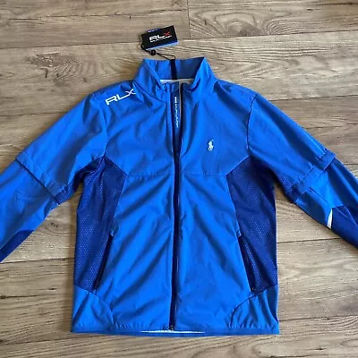 RLX Golf Ralph Lauren Polo Coat Small Blue BNWT • £79.99