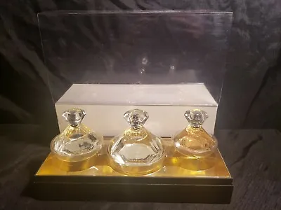 Tova Vtg Anniversary Eau De Parfum Set 3.3/1.7oz 1oz Elixir Diamond Glass Bottle • $149.99