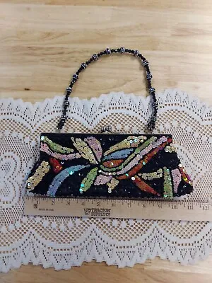 Sequence And Beaded Evening Hand Bag (Apt 9 ???) • $13.99