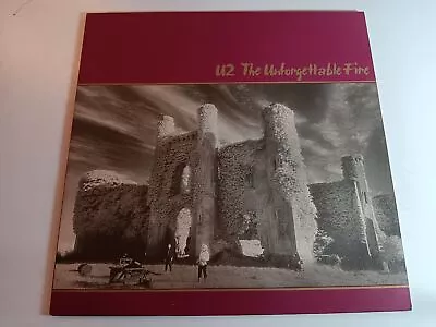 U2 / THE UNFORGETTABLE FIRE 1984 VINYL LP / ROCK BONO EDGE / EX / £5 FLAT POST B • £7.89