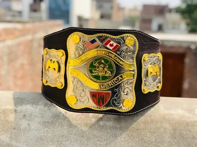 Nwa North American Wrestling Belt 2mm Brass • $139.99