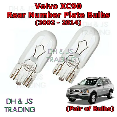 For Volvo XC90 Rear Number Plate Bulbs Pair Of Reg Bulb Light Lights (02-14) • $4.09