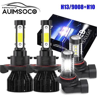 For Dodge Dakota 2005-2009 LED Headlights High Low + Fog Light 4 Bulbs Combo Kit • $39.99