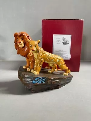  Jim Shore Disney Traditions Simba And Nala On Pride Rock Figure • $98