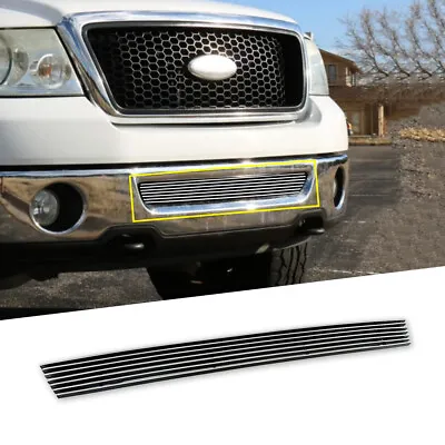 Fits 2006 2007 2008 Ford F-150 Polished Lower Bumper Billet Grille Grill Insert  • $52.36