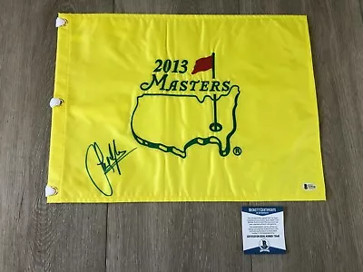 Sandy Lyle Signed Autograph 2013 Masters Flag Beckett Bas Coa 1988 Champion • $99.95
