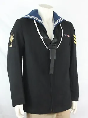Genuine Surplus British Royal Navy Naval Jacket Jumper Collar & Sash 41  (1331) • £19.99
