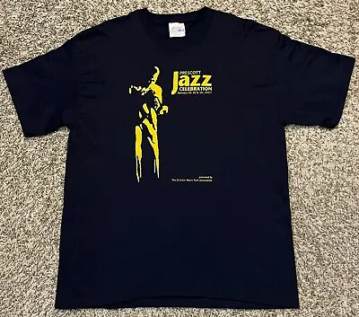 Vintage 2007 Prescott Jazz Celebration JS Acker Music Park Association T-Shirt L • $24.99