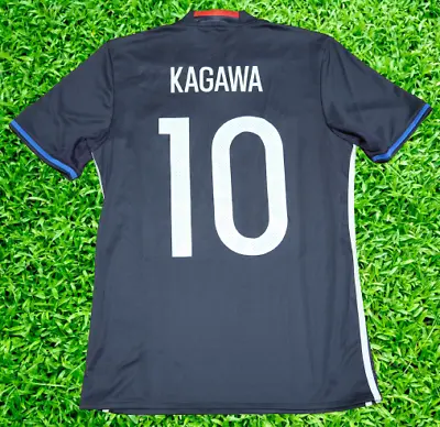 Japan Soccer Jersey Shirt #10 Kagawa 100% Original Size M(S) 2016/2017 USED • $59.99