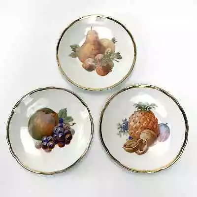 Vintage Victoria 1930s Bone China Czechoslovakia Dessert Salad Plate Gold Trim • $36