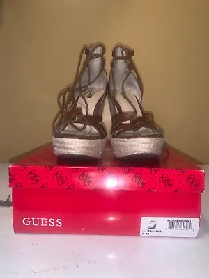 Womens Guess Tie Up Wedges Size: 9 • $10