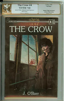 The Crow #4 First Print Signed J. O'Barr PGX 9.0 Not CGC • $239.99