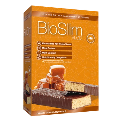 £10.08 • Buy BioSlim VLCD 5 X 60g Bars - Caramel Crunch SlimBiome® Weight Loss Snack