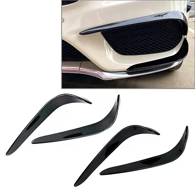 Front Bumper Lip Splitter Spoiler Fit For Mercedes Benz C-Class W205 2015-2018 • $47.05