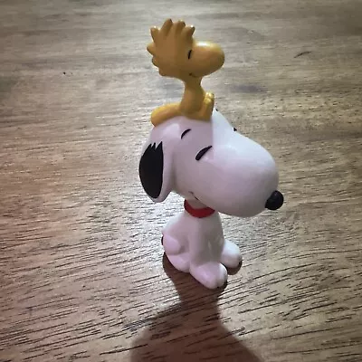 Vintage Applause PVC Peanuts Snoopy & Woodstock Figure • $18.99