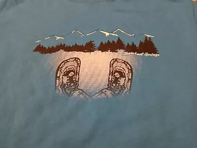Steamboat Springs Colorado T Shirt Mens XL Blue Short Sleeve Crewneck Cotton • $9.99