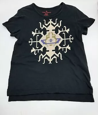 Vivienne Westwood Red Label Short Sleeve T-shirt Black Large Coat Of Arms • $52