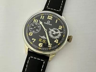 Omega H.G. Hermann Goring Luftwaffe Pilot WWII Vintage 1939-1945 Swiss Men Watch • $499.99