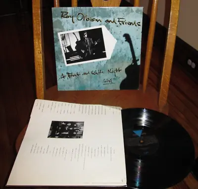 $9.98 • Buy Roy Orbison A Black & White Night Live Lp Nm Virgin Vinyl Springsteen Tom Waits