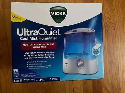 Vicks 1.2 Gal  Cool Mist Ultrasonic Humidifier • $55.99