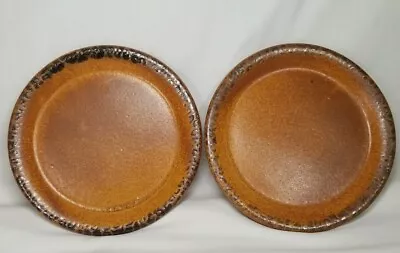 McCoy Pottery Vintage Canyon Mesa 7 Inch Salad Dessert Plates Set Of 2 • $19.75