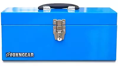 16  Portable Steel Heavy-duty Tool Box 18-Gauge With Metal Latch And Blue  • $103.23