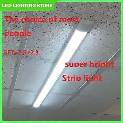 5FT LED Batten Light 6500K Daylight Tube Light Slim Fitting Garage Lamp • £12.59