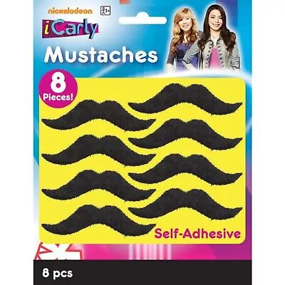 ICarly Carly Shay Nick Jr TV Show Kids Birthday Party Favor Moustaches • $14.47