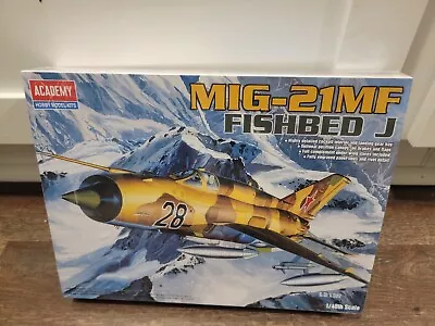 Academy 1/48 Model Plane Aircraft Kit Mig-21MF Fishbed J 2171 Sealed • $24