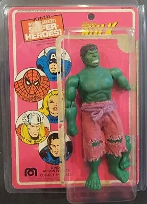Vintage Mego 1974 Hulk 8 Inch Action Figure & Original Card WGSH Marvel  • $65