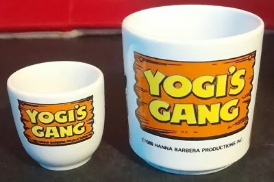 Yogi Bear Hanna Barbera Yogi's Gang Mug & Egg Cup Set. 1989 • £15
