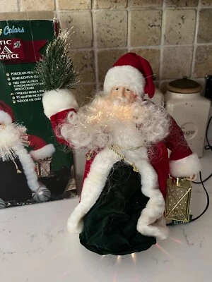 £15 • Buy Fiber Optic Light Up Santa Father Christmas Ornament Decoration 